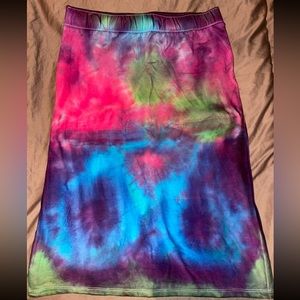 Tie-dye skirt